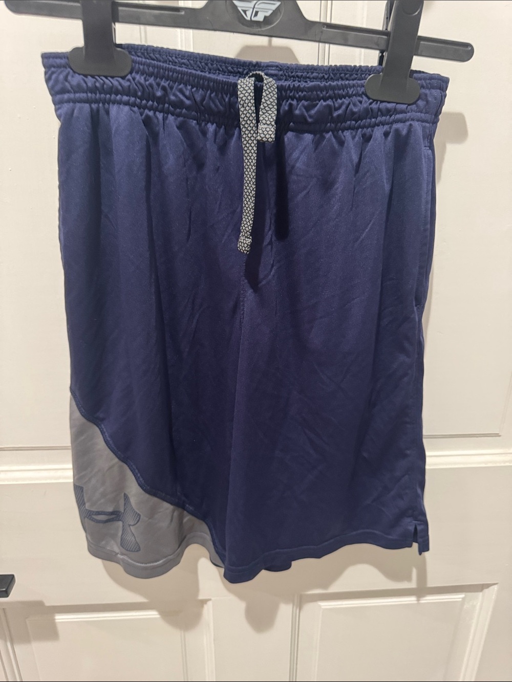 Under Armour Navy and Gray Performance Basketball Shorts
